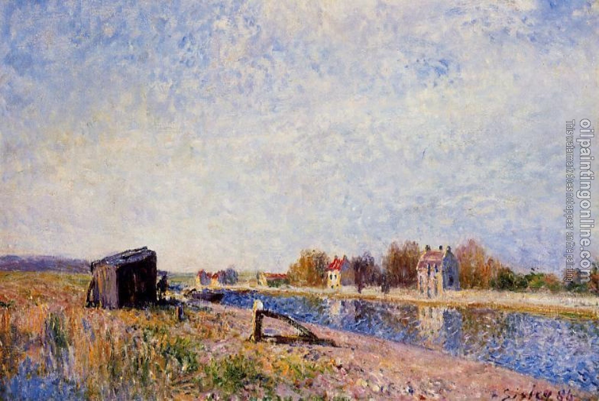 Sisley, Alfred - The Loing at Saint-Mammes